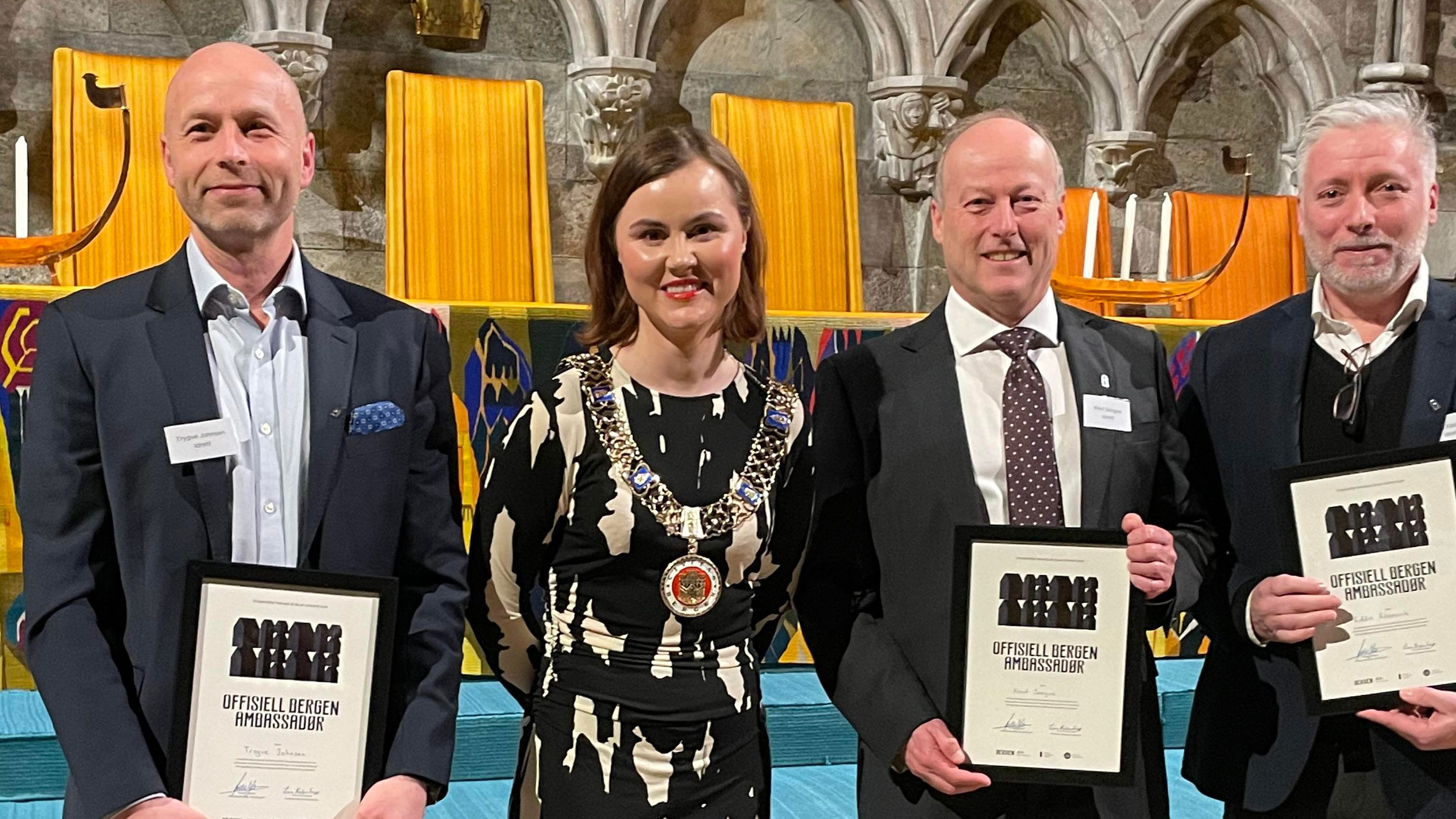 Trygve Johnsen, Ordf&oslash;reren, Knut Sogne, Vestland Idrettkrets og Eddie Ebbesvik, Friidrettskretsen