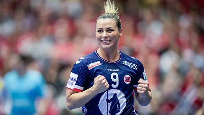 Herning, Danmark 20231217. 
Nora Mørk under finalen i håndball-VM mellom Frankrike og Norge i Jyske Bank Boxen.
Foto: Beate Oma Dahle / NTB