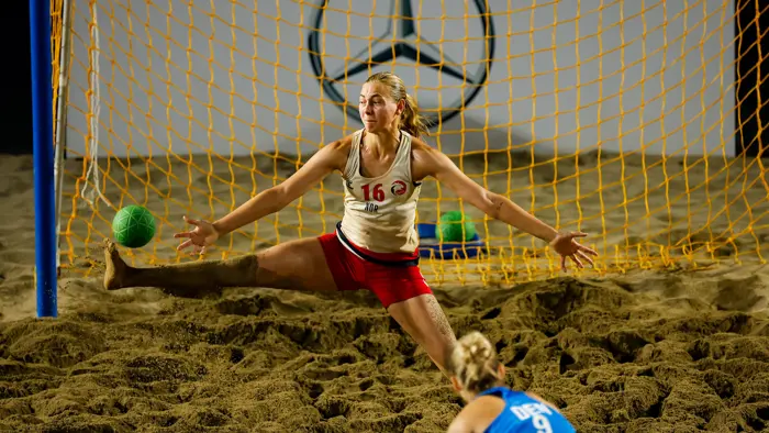 Denmark vs. Norway, EHF Beach Handball EURO 2025, Alanya, Türkiye, 09.07.2025, Mandatory Credit © Uros Hocevar / kolektiff