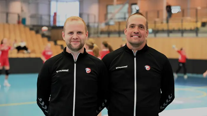 Aleksander Vermundsen (t. h.)og Arne Bjerk 