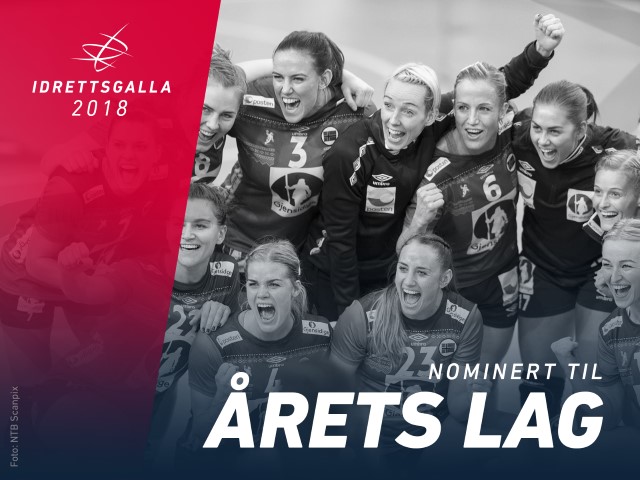 Håndballjentene nominert til Årets lag