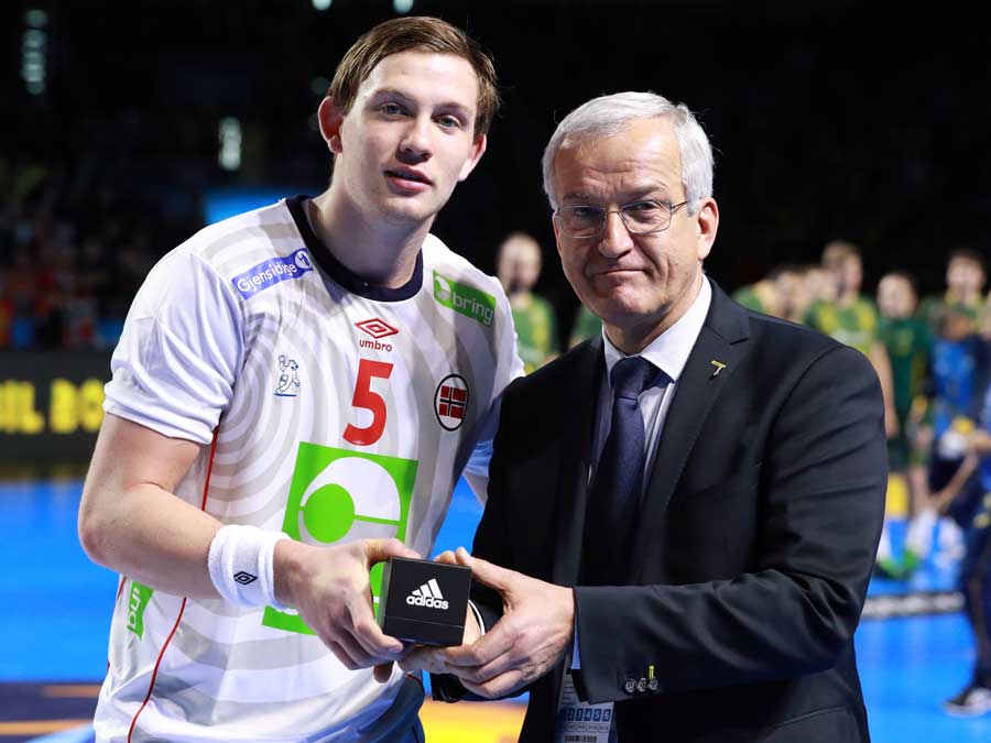 Sander Sagosen best. Foto: S. Pillaud France Handball 2017