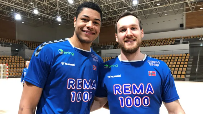 Emil Kheri Imsgard (t.v.) og Christian O'Sullivan.