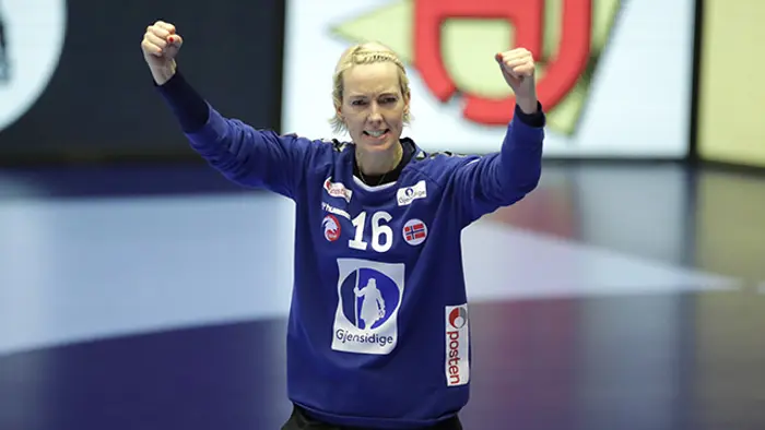 Katrine Lunde under EM 2020