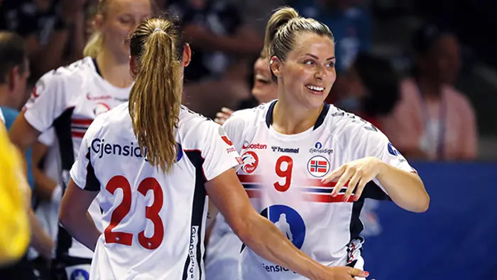 LKS OL-oppkjøring mot Frankrike. Hvit drakt. 