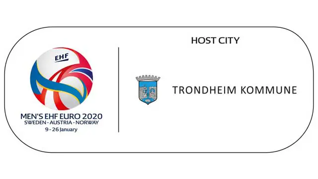 Logo Trondheim kommune Host City Euro 2020