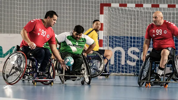 Rullestollandslaget mot Pakistan i VM/EM