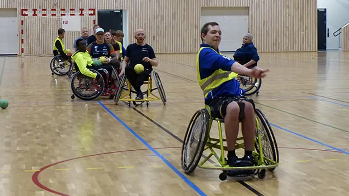 Avkast for Ranheims rullestolhåndballag