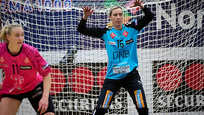 Katrine Lunde i mål for Vipers