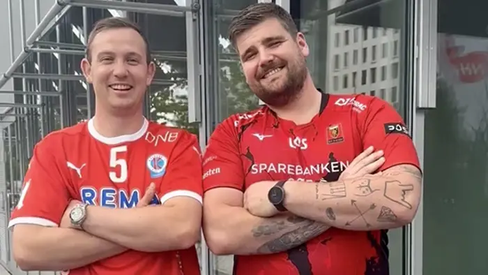 Sander Sagosen og Laurits Mo Rannekleiv