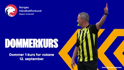 Dommer 1-kurs for voksne 12. september