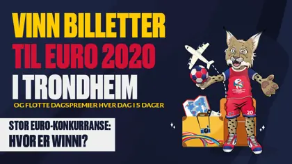 Vinn billetter til EURO!