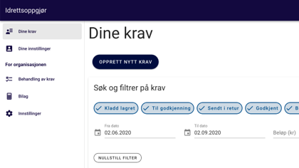Hvordan fylle ut regningen i Idrettsoppgjør