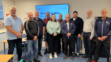 Videreutdanning for dommerutviklere