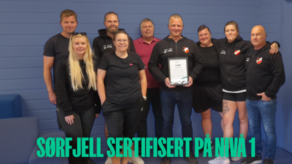Sørfjell er sertifisert på Nivå 1