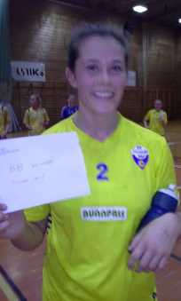 Marthe Heggøy vant prisen for banens beste i damenes finale